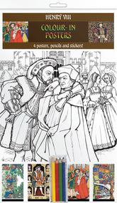 Henry VIII - A4 Colour-in Posters - TimeLine Gifts